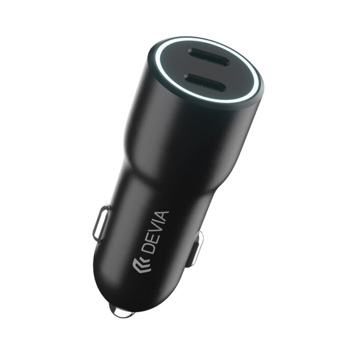 Devia car charger Smart 40W PD 2x USB-C black