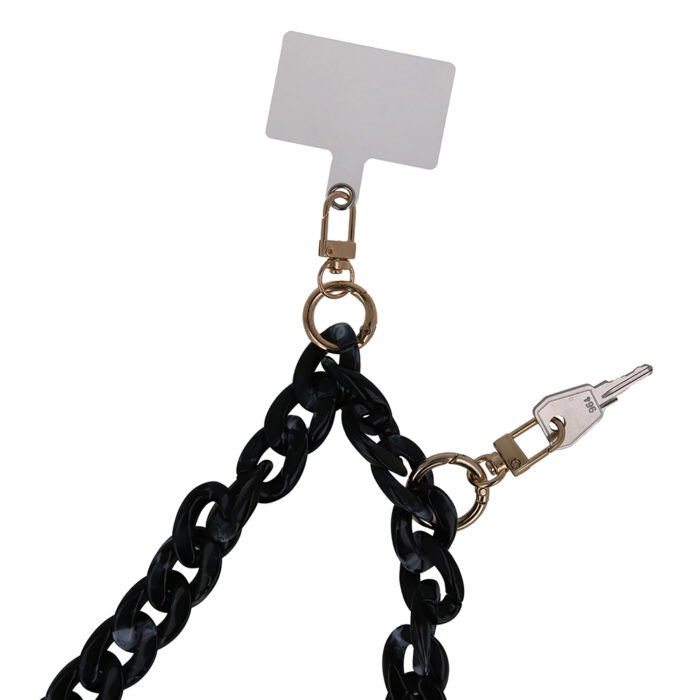 Phone chain long mottled black