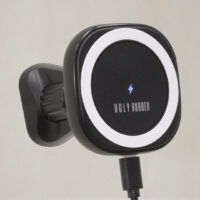 Ugly Rubber magnetic car mount MS with wireless charging 15W black