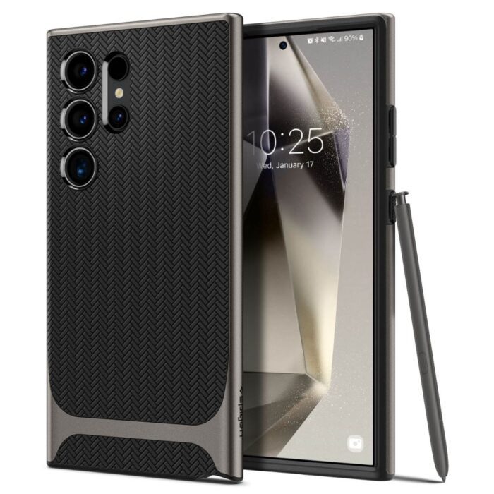 Spigen Neo Hybrid case for Samsung Galaxy S24 Ultra gunmetal