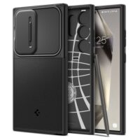 Spigen Optik Armor case for Samsung Galaxy S24 Ultra black