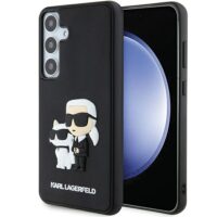 Karl Lagerfeld case for Samsung Galaxy S24 KLHCS24S3DRKCNK black HC 3D RUBBER KC NFT