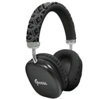 Guess Bluetooth headphones GUBHK1GCTCSK GCUBE METALLIC SCRIPT LOGO black