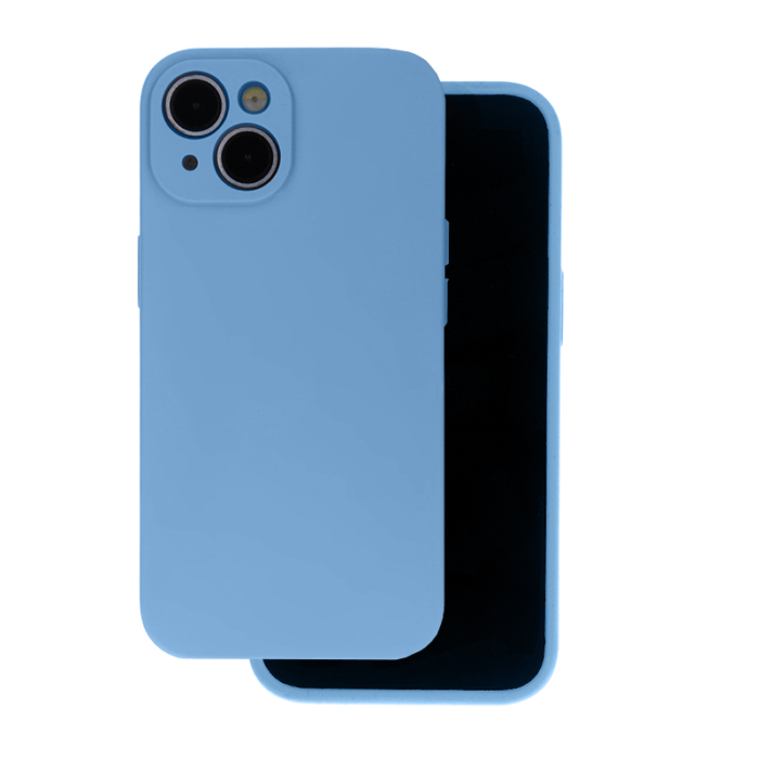 Solid Silicon case for Samsung Galaxy A14 5G light blue