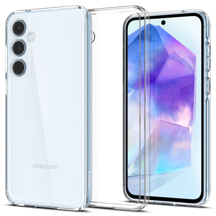 Spigen Ultra Hybrid case for Samsung Galaxy A55 5G transparent