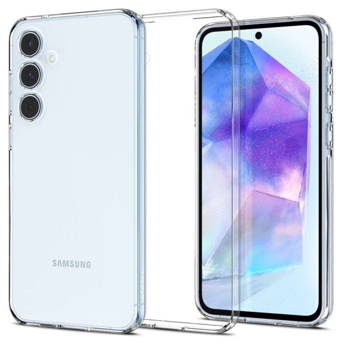 Spigen Liquid Crystal case for Samsung Galaxy A55 5G transparent