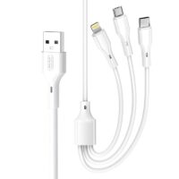 XO cable NB230 3w1 USB - Lightning + USB-C + microUSB 1