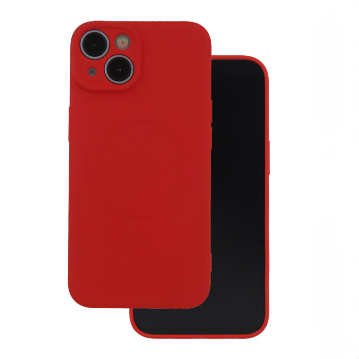 Simple Color Mag case for Samsung Galaxy S24 FE red