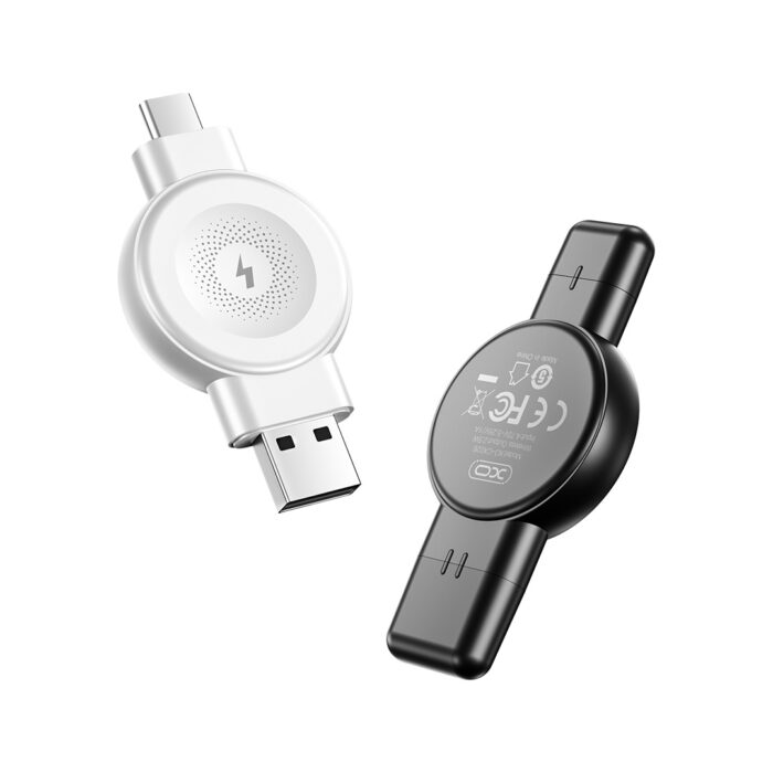 XO wireless inductive watch charger QI CX026 USB+USB-C 2