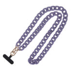 Phone chain long matte purple