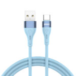 BWOO Minimalist Silicone 3A Cable X280C USB-A to USB-C blue