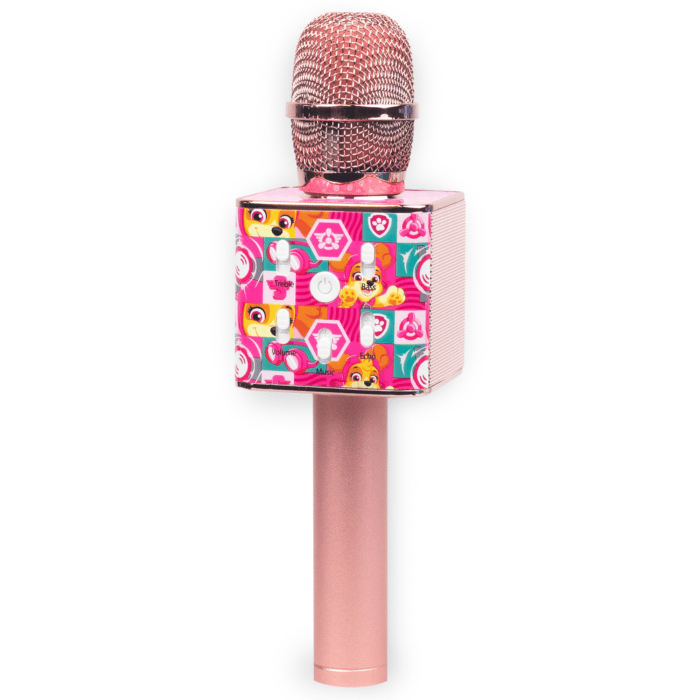 Paw Patrol karaoke microphone pink