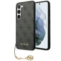 Guess case for Samsung Galaxy A55 GUHCSA55GF4GGR black HC PU 4G with charm