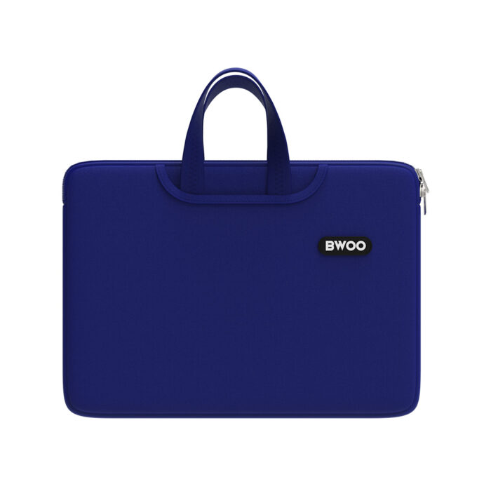 BWOO neoprene laptop bag 14" dark blue