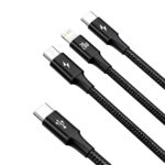 Baseus cable 3in1 Rapid PD USB-C - micro USB + Lightning + USB-C 1