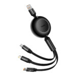 1m 66W black retractable