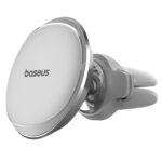 Baseus car holder magnetic with cable clip silver new2 air vent