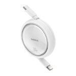 0m 100W white retractable