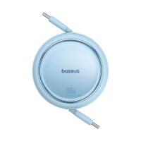 Baseus Free2Draw Mini Retractable Charging Cable Type-C to Type-C 100W 1m Galaxy Blue