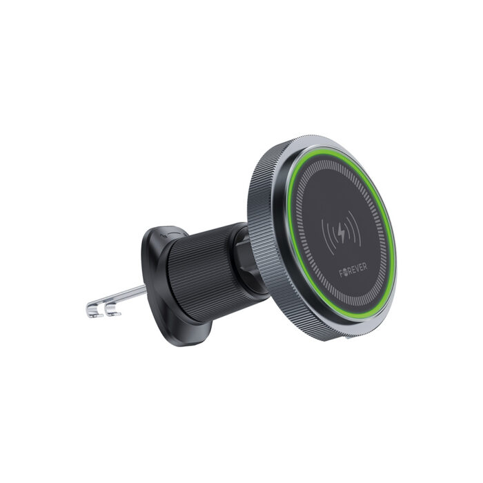 Forever car holder for air vent MACH-200 magnetic with wireless charging black 15W