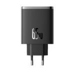 Baseus wall charger Cube Pro PD 65W 2x USB-C 1x USB black