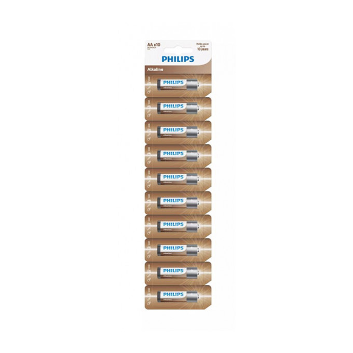 Battery PHILIPS AA LR6 10pcs blister Alkaline