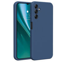 Etteri Silicone case for Samsung Galaxy A14 dark blue