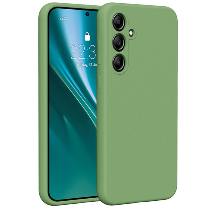 Etteri Silicone case for Samsung Galaxy A35 5G light green