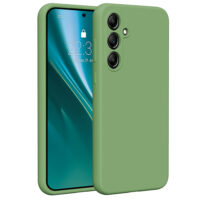 Etteri Silicone case for Samsung Galaxy A55 5G light green