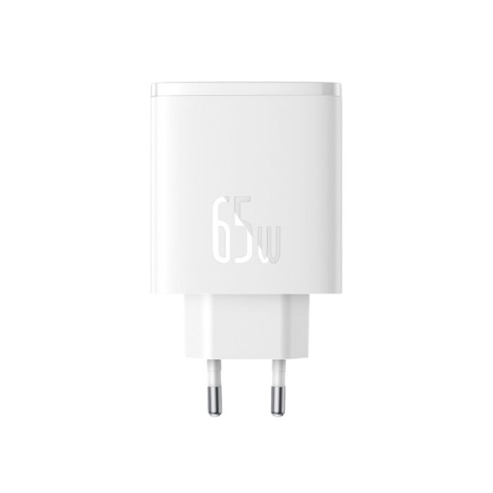 Baseus wall charger Cube Pro PD 65W 2x USB-C 1x USB white