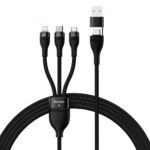 Baseus cable 3in1 Flash II USB + USB-C - Lightning + USB-C + microUSB 1