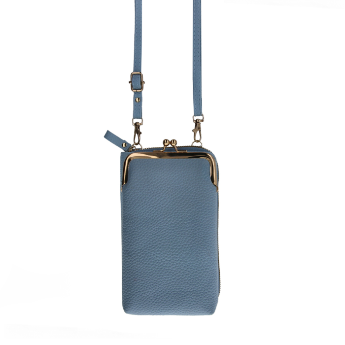 2in1 phone bag blue