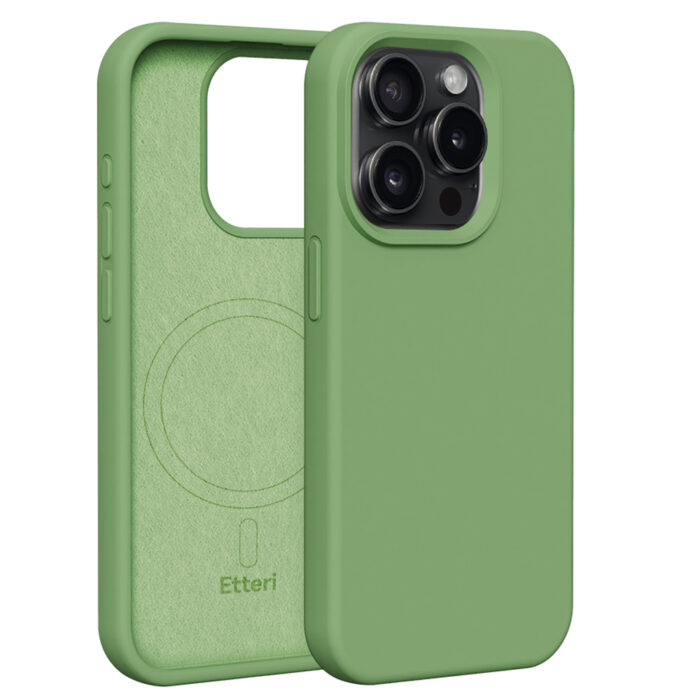 Etteri Silicone Mag case for iPhone 15 Pro 6