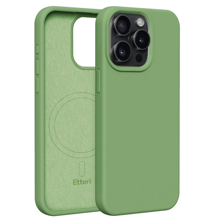 Etteri Silicone Mag case for iPhone 15 Pro Max 6