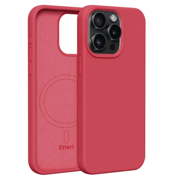 Etteri Silicone Mag case for iPhone 15 Pro Max 6