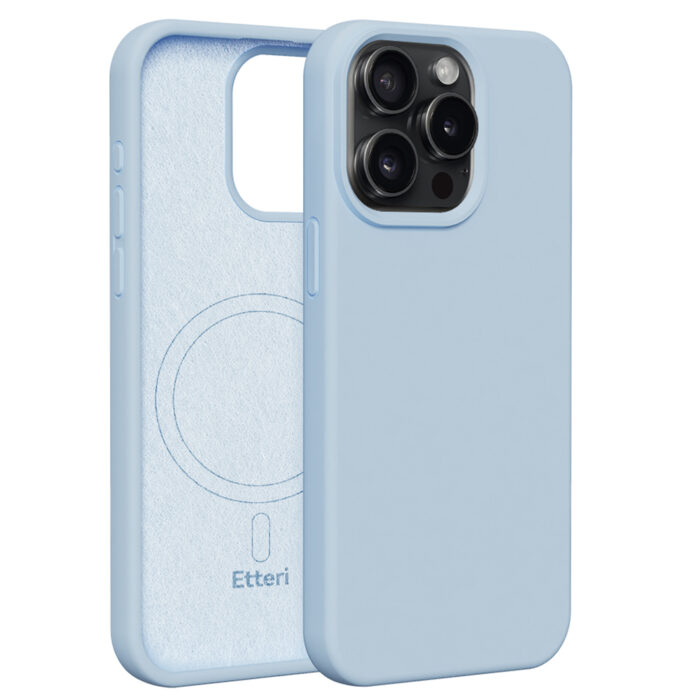 Etteri Silicone Mag case for iPhone 15 Pro Max 6