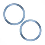 Metal Ring (2 in set) light blue