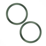 Metal Ring (2 in set) green