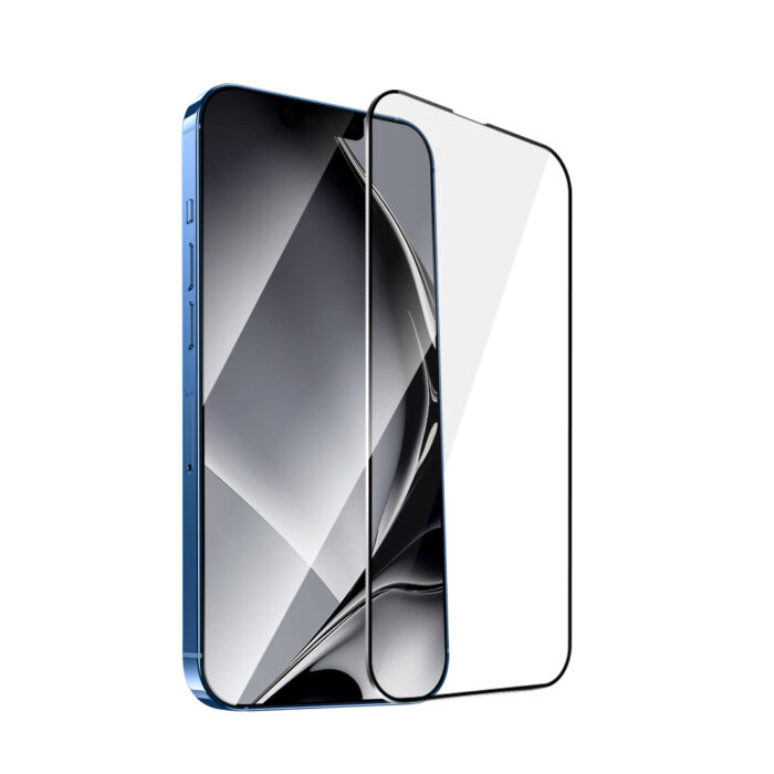 Tempered glass metal frame for iPhone 13 Pro Max 6