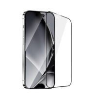 Tempered glass metal frame for iPhone 16 6