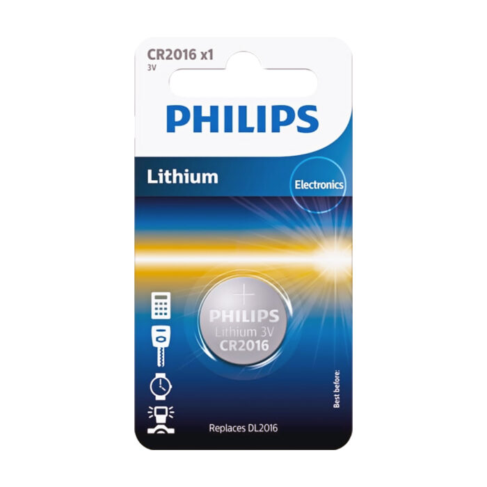 Battery PHILIPS CR2016 Minicells Lithium 1pc Blister