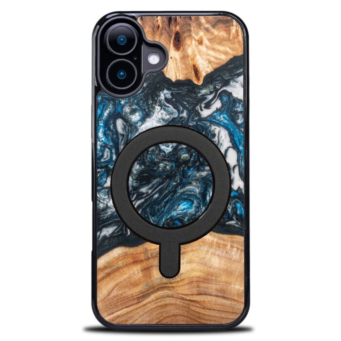 Bewood Unique case for iPhone 16 Plus Planets Earth with MagSafe