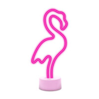 Neon LED on stand FLAMINGO pink USB-C FSC-11 Forever Light