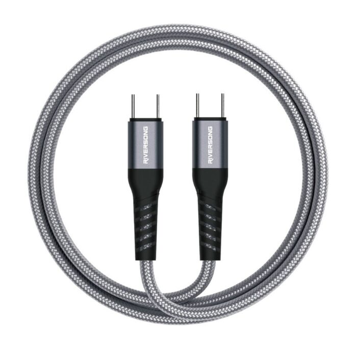 Riversong cable Hercules C6 USB-C - USB-C 2m 100W gray CT51