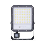 Floodlight LED PROXIM+ 50W 6500K 7500lm PIR 230V IP65 Forever Light 150lm/W 5 years warranty