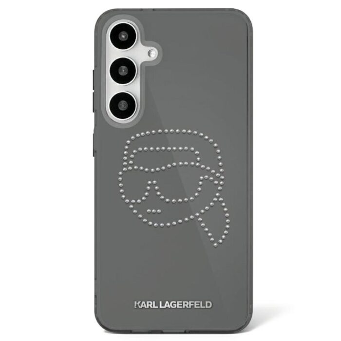 Karl Lagerfeld HC IML Rhinestones K Head case for Samsung Galaxy S25 black