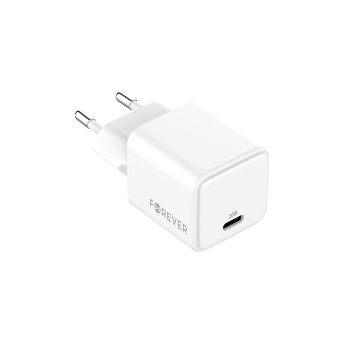 Forever TC-08-20C GaN PD QC charger 1x USB-C 20W white