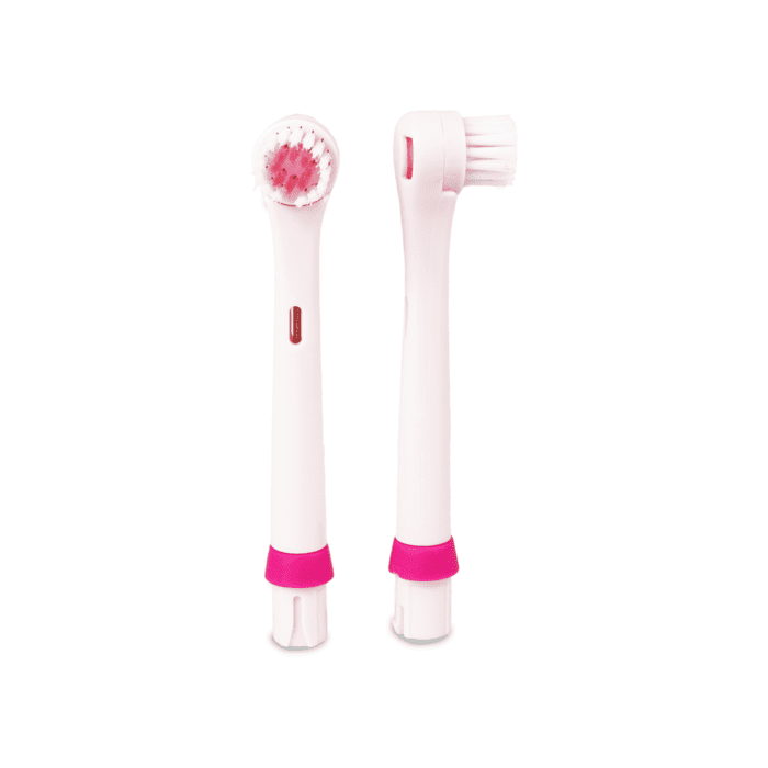 Set of 2 electric toothbrush heads Psi Patrol Marshall - pink