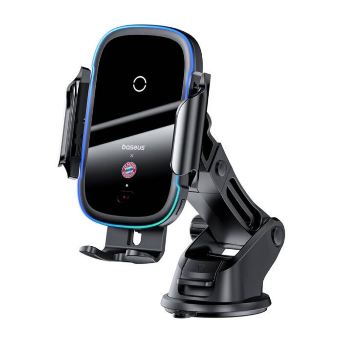 Baseus car holder with 15W charger (black) Bayern edition