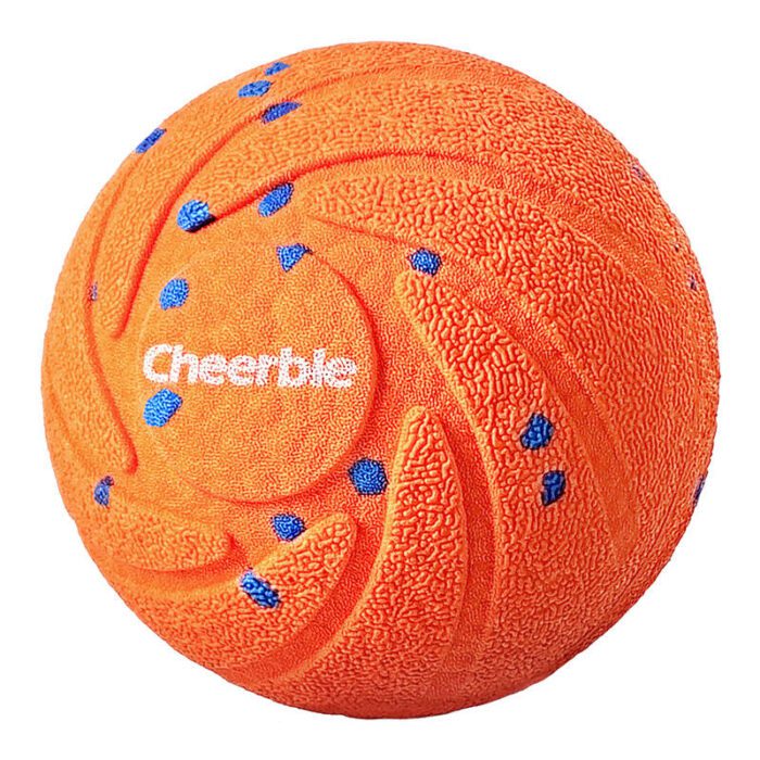 Cheerble Wicked Ball Air Smart pet toy (bright orange)